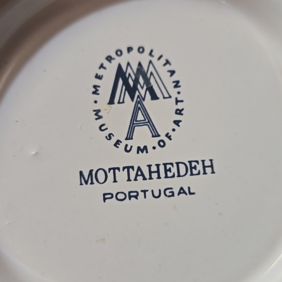 Vtg. 1950s Mottahedeh Metropolitan Museum of Art Ceramic Flower Frog Bulb Vase - Picture 8 of 8